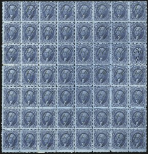 Sale 1089, Lot 419, First Issue Blocks and Record-Size Multiples, Perforated
