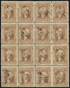 Sale 1089, Lot 427, First Issue Blocks and Record-Size Multiples, Perforated