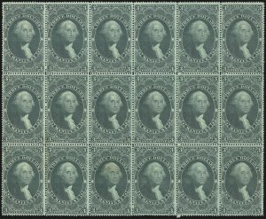 Sale 1089, Lot 434, First Issue Blocks and Record-Size Multiples, Perforated