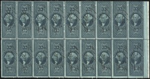 Sale 1089, Lot 440, First Issue Blocks and Record-Size Multiples, Perforated