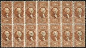 Sale 1089, Lot 447, First Issue Blocks and Record-Size Multiples, Perforated