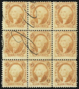 Sale 1089, Lot 454, First Issue on Silk Paper