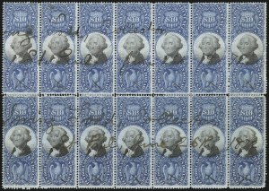 Sale 1089, Lot 504, Second Issue Blocks and Largest Recorded Multiples