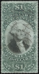 Sale 1089, Lot 549, Proprietary Issues, Violet and Green Papers