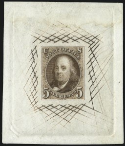 Sale 1090, Lot 1002, Essays & Proofs, 1847 Issue thru 20th Century