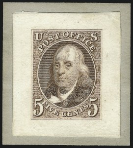 Sale 1090, Lot 1004, Essays & Proofs, 1847 Issue thru 20th Century