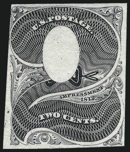 Sale 1090, Lot 1030, Essays & Proofs, 1847 Issue thru 20th Century