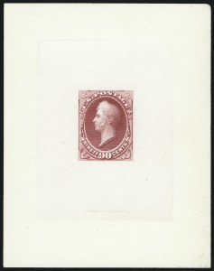 Sale 1090, Lot 1033, Essays & Proofs, 1847 Issue thru 20th Century