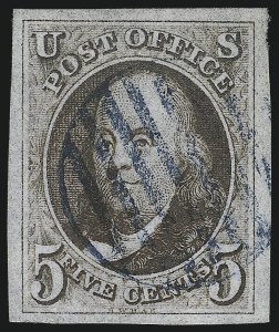 Sale 1090, Lot 1098, 1847 Issue & 1875 Reproduction of 1847 Issue (Scott 1-4)