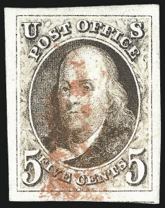 Sale 1090, Lot 1101, 1847 Issue & 1875 Reproduction of 1847 Issue (Scott 1-4)
