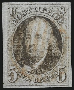 Sale 1090, Lot 1104, 1847 Issue & 1875 Reproduction of 1847 Issue (Scott 1-4)