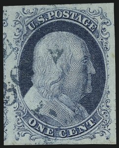 Sale 1090, Lot 1126, 1851-56 Issue (Scott 6-17)