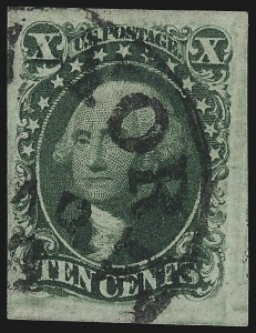 Sale 1090, Lot 1140, 1851-56 Issue (Scott 6-17)