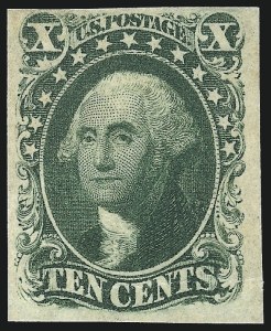 Sale 1090, Lot 1141, 1851-56 Issue (Scott 6-17)