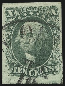 Sale 1090, Lot 1143, 1851-56 Issue (Scott 6-17)