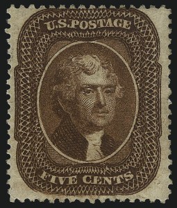 Sale 1090, Lot 1161, 1857-60 Issue (Scott 18-39)