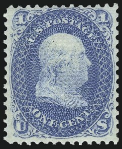 Sale 1090, Lot 1219, 1867-68 Grilled Issue (Scott 79-101)