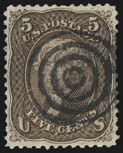 Sale 1090, Lot 1230, 1867-68 Grilled Issue (Scott 79-101)