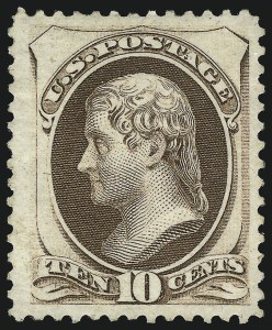 Sale 1090, Lot 1331, 1873-83 Continental & American Bank Note Co. Issues (Scott 156-218)
