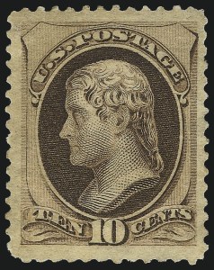 Sale 1090, Lot 1346, 1873-83 Continental & American Bank Note Co. Issues (Scott 156-218)
