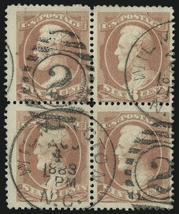 Sale 1090, Lot 1357, 1873-83 Continental & American Bank Note Co. Issues (Scott 156-218)