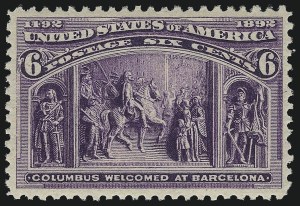 Sale 1090, Lot 1389, 1893 Columbian Issue (Scott 230-245)