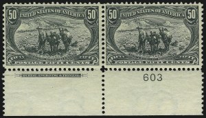 Sale 1090, Lot 1420, 1898 Trans-Mississippi, 1901 Pan-American Issues (Scott 285-299)