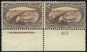 Sale 1090, Lot 1428, 1898 Trans-Mississippi, 1901 Pan-American Issues (Scott 285-299)