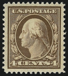 Sale 1090, Lot 1447, 1908-10 Washington-Franklin Issues (Scott 331-388)