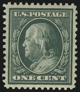 Sale 1090, Lot 1470, 1908-10 Washington-Franklin Issues (Scott 331-388)