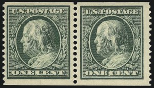 Sale 1090, Lot 1486, 1908-10 Washington-Franklin Issues (Scott 331-388)