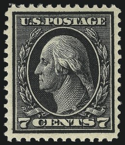 Sale 1090, Lot 1498, 1912-15 Washington-Franklin Issues (Scott 405-461)