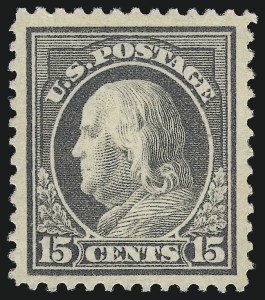 Sale 1090, Lot 1500, 1912-15 Washington-Franklin Issues (Scott 405-461)