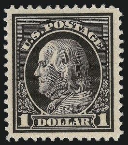 Sale 1090, Lot 1505, 1912-15 Washington-Franklin Issues (Scott 405-461)