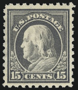 Sale 1090, Lot 1512, 1912-15 Washington-Franklin Issues (Scott 405-461)