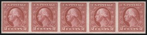 Sale 1090, Lot 1527, 1912-15 Washington-Franklin Issues (Scott 405-461)