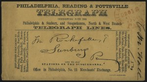 Sale 1090, Lot 1849, Telegraph Covers