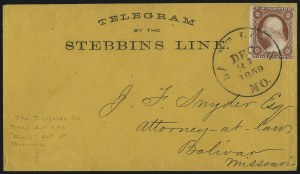 Sale 1090, Lot 1850, Telegraph Covers