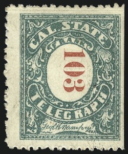 Sale 1090, Lot 1864, Telegraph Company Stamps