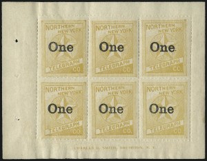 Sale 1090, Lot 1890, Telegraph Company Stamps