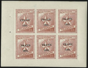Sale 1090, Lot 1891, Telegraph Company Stamps