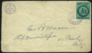 Sale 1090, Lot 1948, Carriers, Locals & Independent Mails