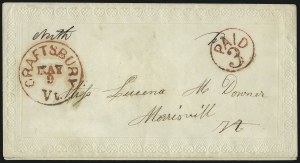 Sale 1090, Lot 2046, Stampless Markings and Postal History by State