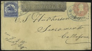 Sale 1090, Lot 2073, Fur Trade, Territorial, Western Mails & Expresses