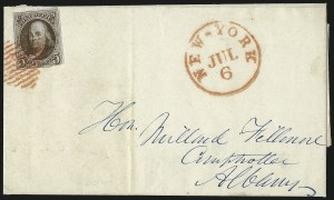 Sale 1090, Lot 2094, 1847 Issue (Scott 1-2)