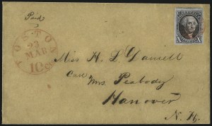 Sale 1090, Lot 2101, 1847 Issue (Scott 1-2)