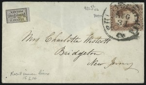 Sale 1090, Lot 2134, 1851-57 Issues (Scott 7-38)