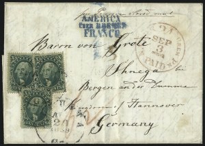 Sale 1090, Lot 2144, 1851-57 Issues (Scott 7-38)