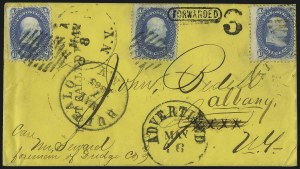 Sale 1090, Lot 2152, 1861-66 Issue (Scott 63-68)