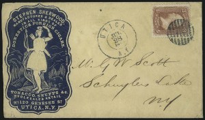 Sale 1090, Lot 2162, 1861-66 Issue (Scott 63-68)